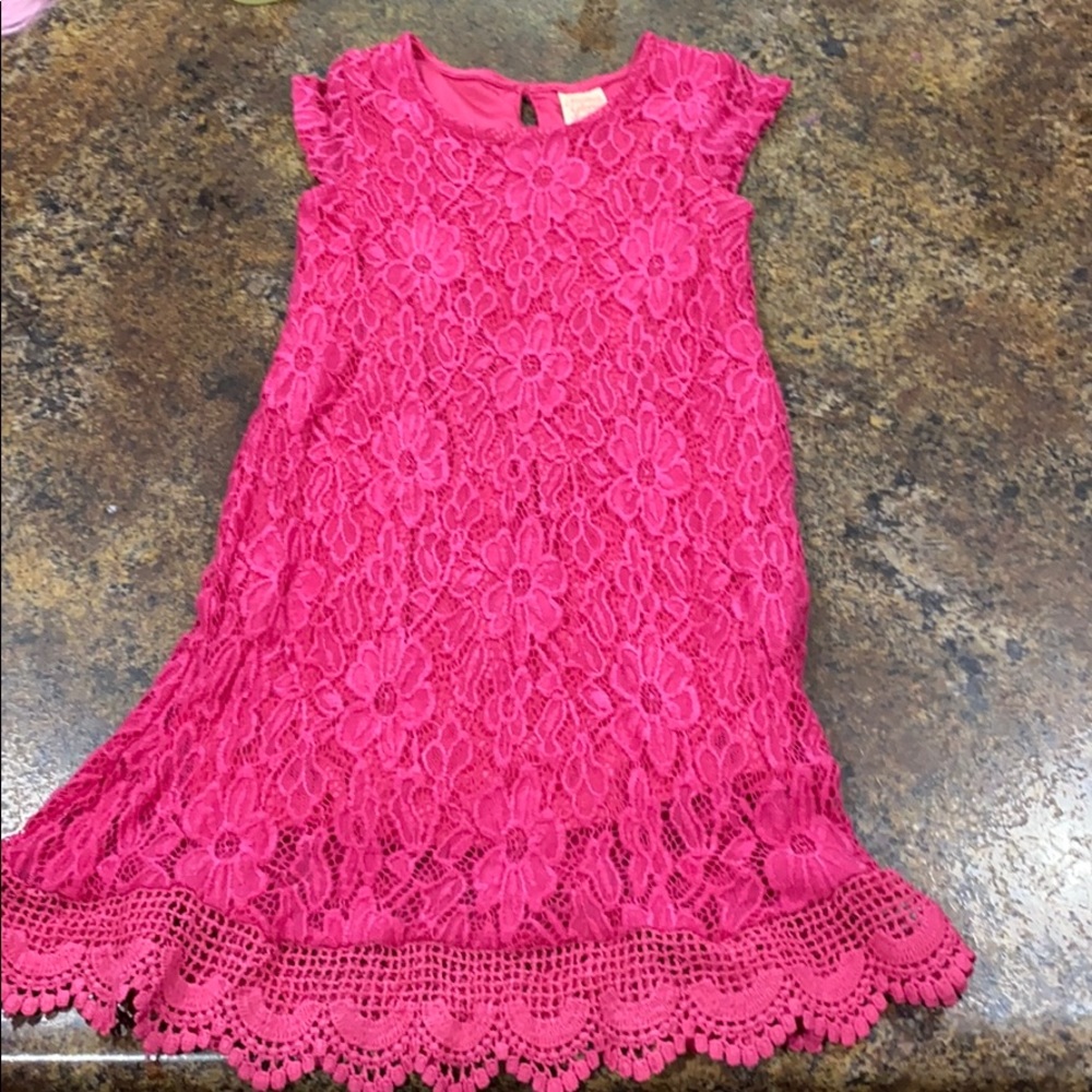 Pink Lace Dress